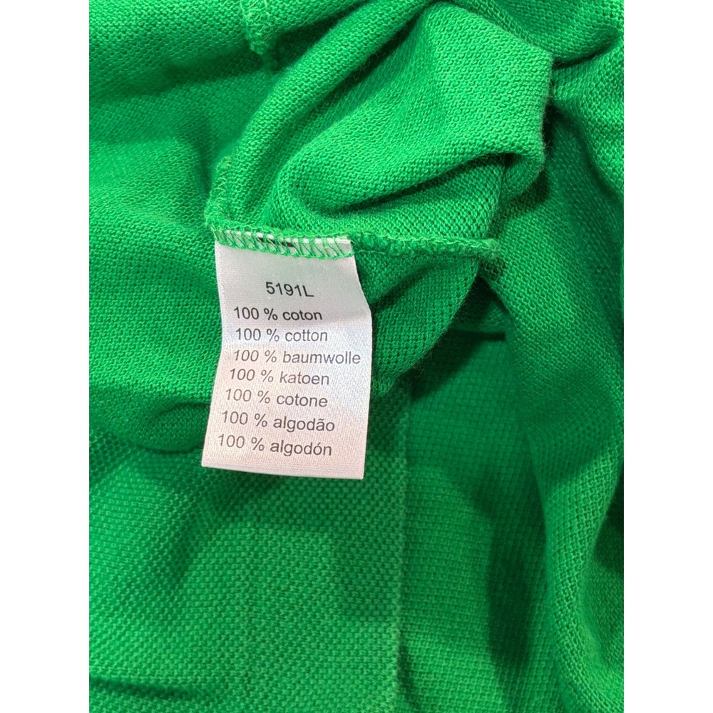 Lacoste Polo Shirt Mens Green Short Sleeve Pique Size 7 XXL - Picture 7 of 8